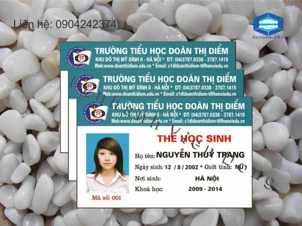 In thẻ học sinh nhanh Hà Nội | In thẻ từ lấy nhanh tại  Hà Nội | In the, in the nhua, in the nhan vien, in the nhan vien, in the gia re tai Ha Noi