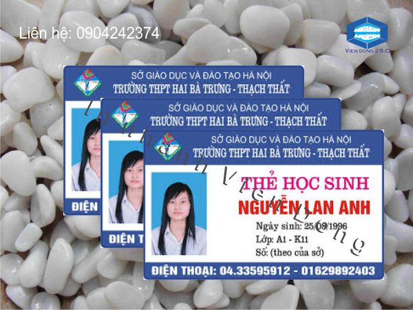 In thẻ học sinh lấy ngay tại Hà Nội | In danh thiếp lấy nhanh | In the, in the nhua, in the nhan vien, in the nhan vien, in the gia re tai Ha Noi