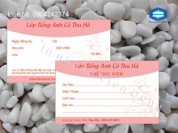 In thẻ học viên nhanh, rẻ tại Hà Nội | Printing Save The Date Card in Hanoi | In the, in the nhua, in the nhan vien, in the nhan vien, in the gia re tai Ha Noi