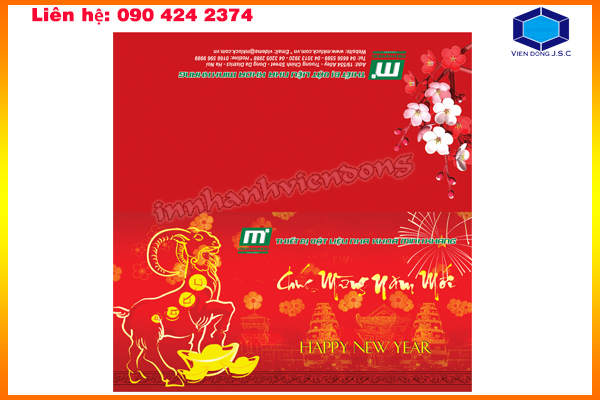 In thiệp chúc mừng năm mới 2016 nhanh, rẻ tại Hà Nội | In Card Visit lấy nhanh | In the, in the nhua, in the nhan vien, in the nhan vien, in the gia re tai Ha Noi