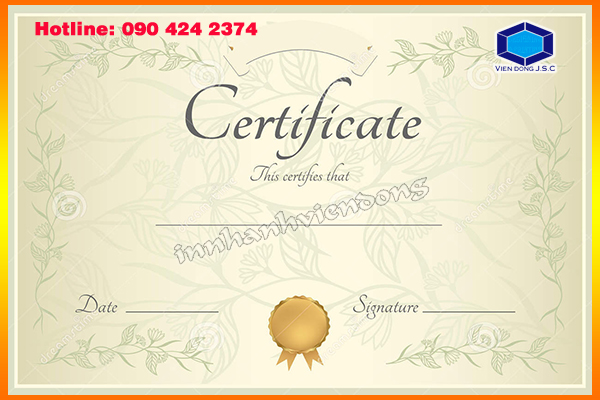 Fast-Print-Certificate-Hanoi